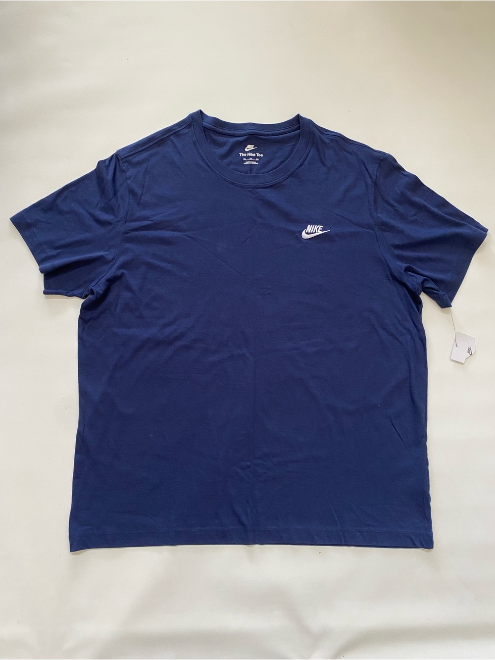 New Nike embroidered navy Tshirt, men’s XXL